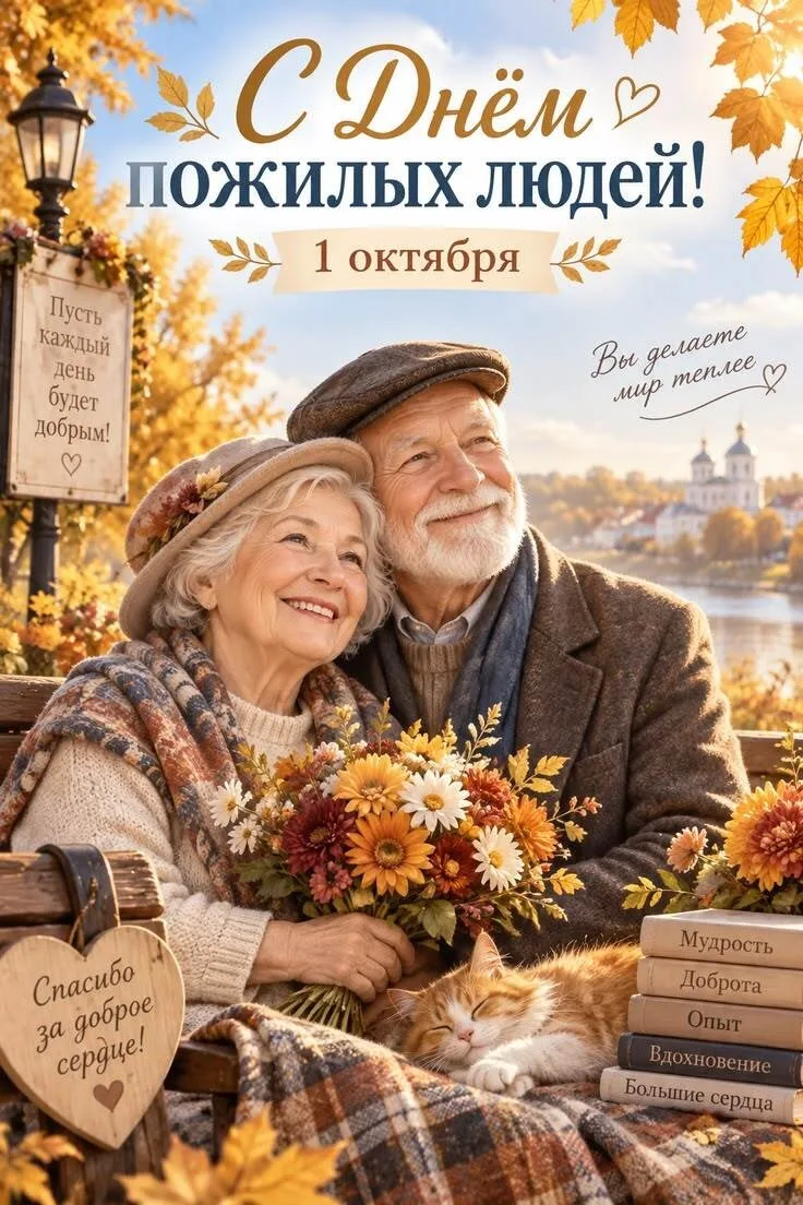 🌹С Международным днём пожилого человека!
