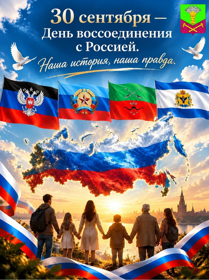 30 сентября — День воссоединения с Россией. Наша история, наша правда.