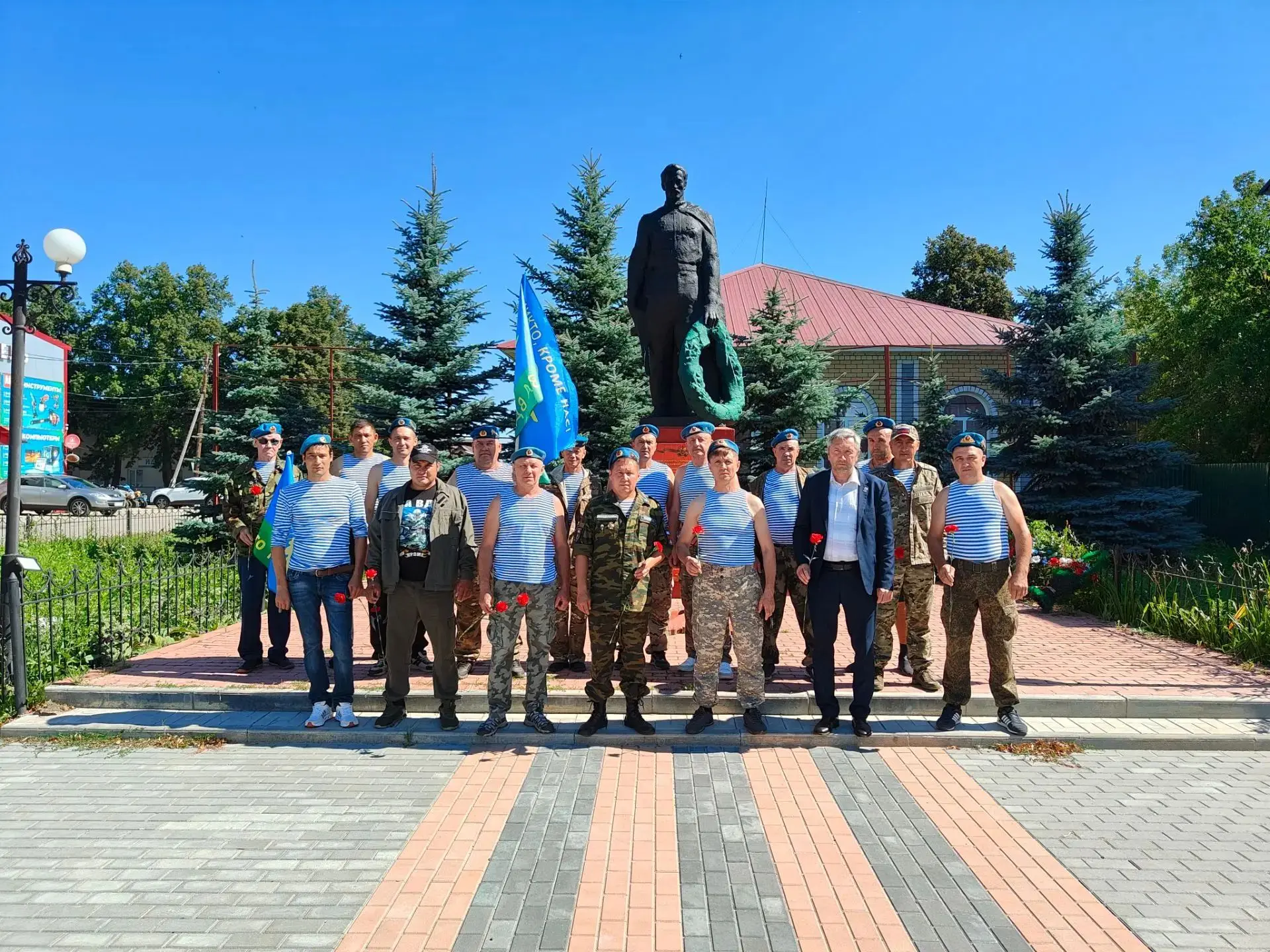 🇷🇺💙 **Слава ВДВ! Урмарский округ отметил День Воздушно - Десантных Войск **