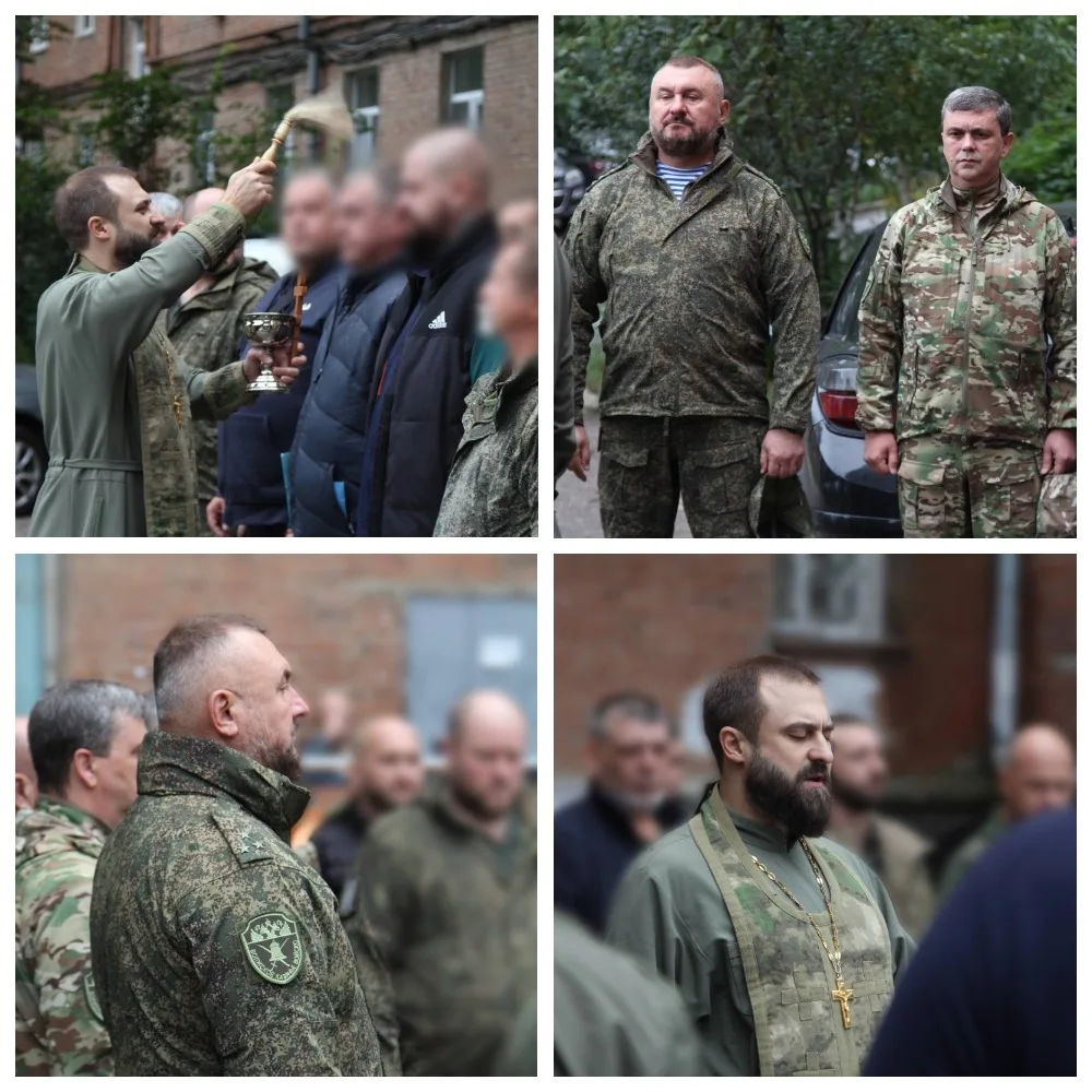 Волжское казачье войско отправило новую группу добровольцев в зону специальной военной ...