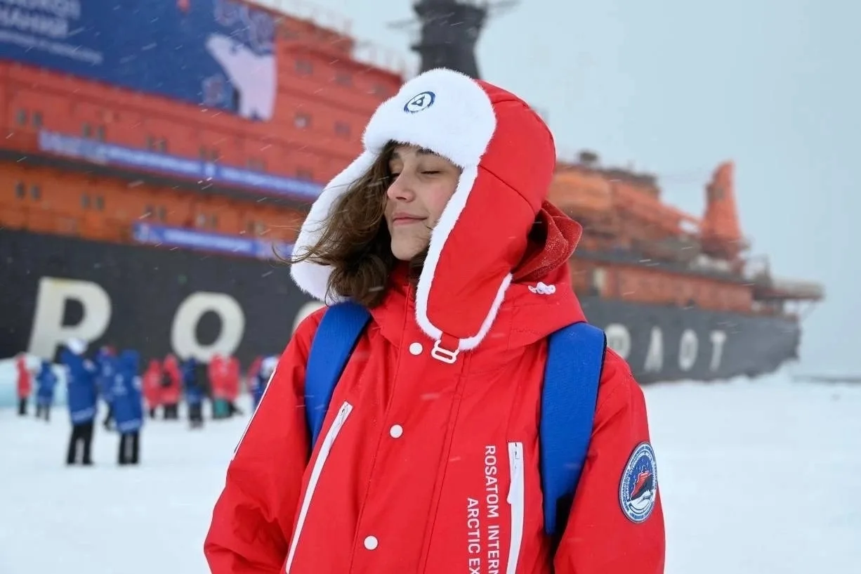 Воспитанница Академии талантов покорила Северный полюс на «Ледоколе знаний»