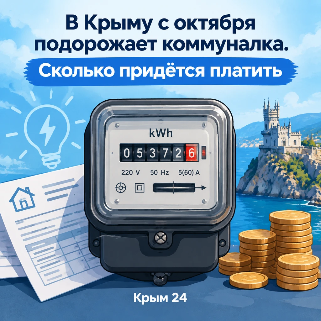 В Крыму с октября подорожает коммуналка. Сколько придётся платить