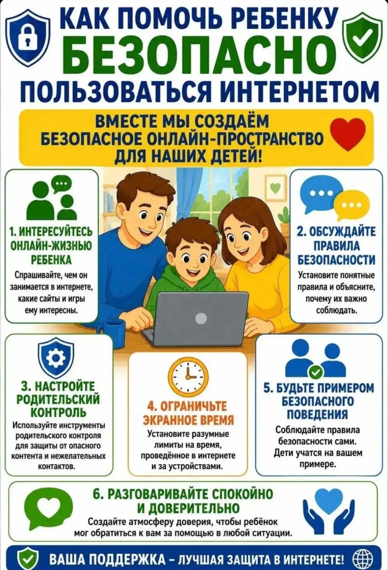 Правила безопасности в интернете!