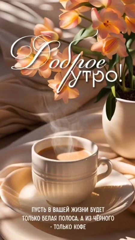 🙂 Доброе утро!🌷



☀️✨🟢✨☀️

МЫ в МАХ - подписаться.

❤️ Фабрика Поздравлений
📌#доброеутро