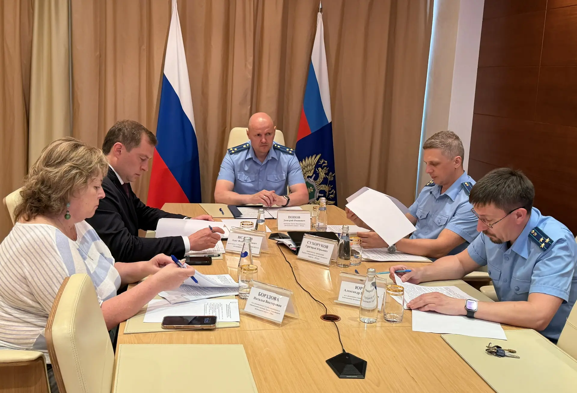 Под председательством прокурора автономного округа Дмитрия Попова состоялось заседание межведомствен