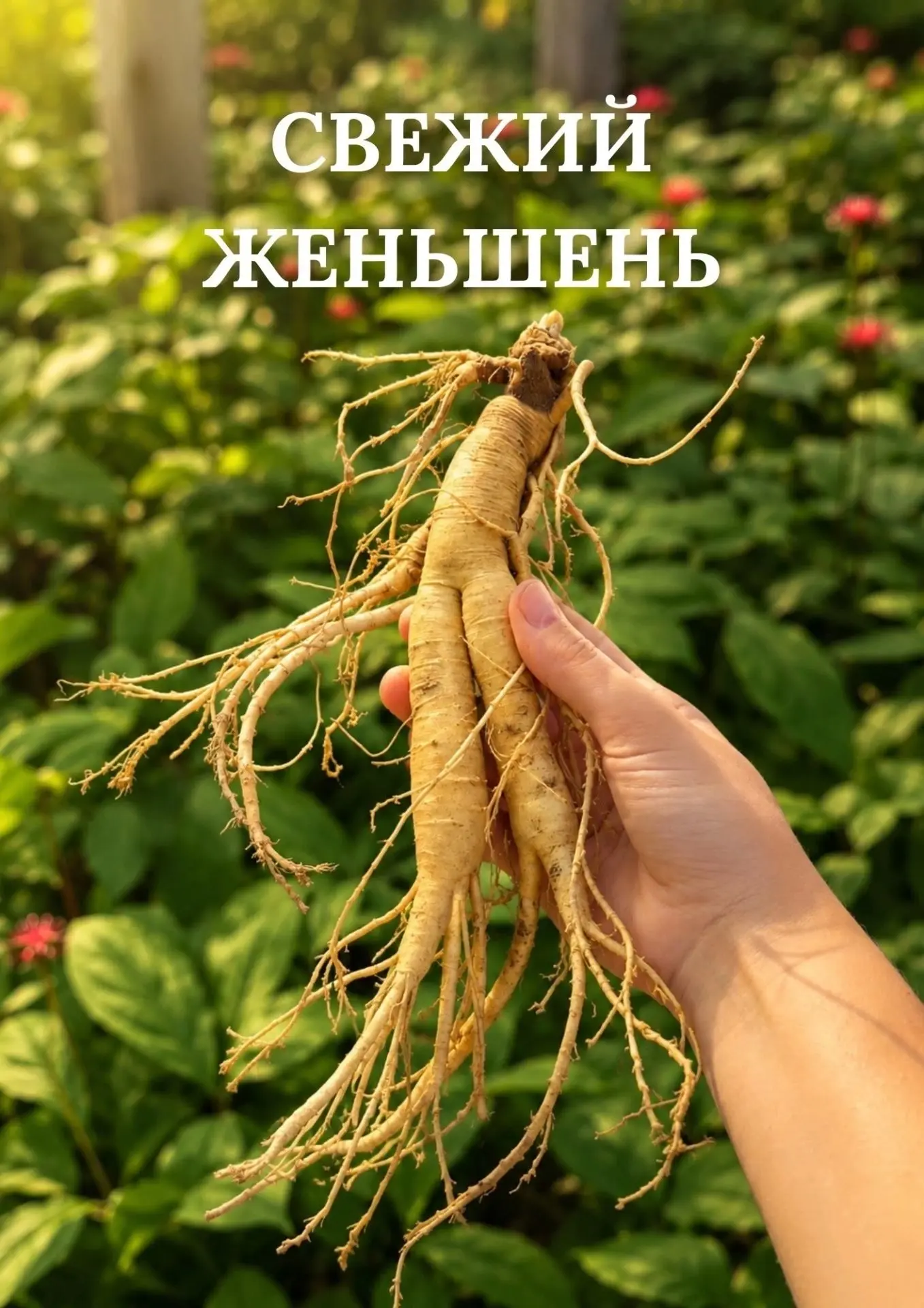 Свежий женьшень уже в продаже в Унече