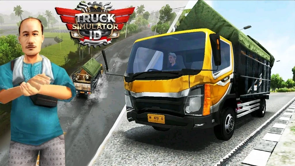 Truck Simulator Indonesia - Попробуйте себя в роли водителя грузовика в Индонезии в увл...