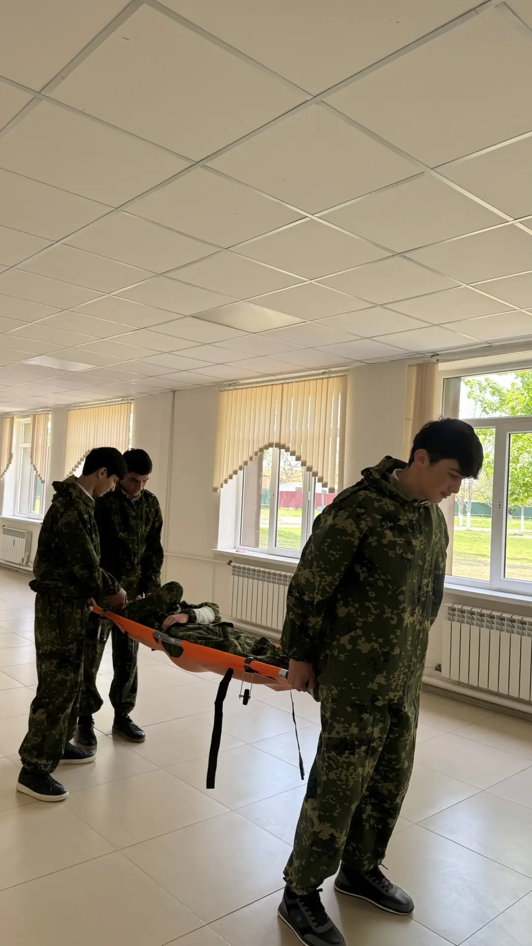 04.05.2026г. На базе МБОУ «СОШ им С.Лорсанова с.Шаами-Юрт» начались 5 дневные учебные сборы . Учебны