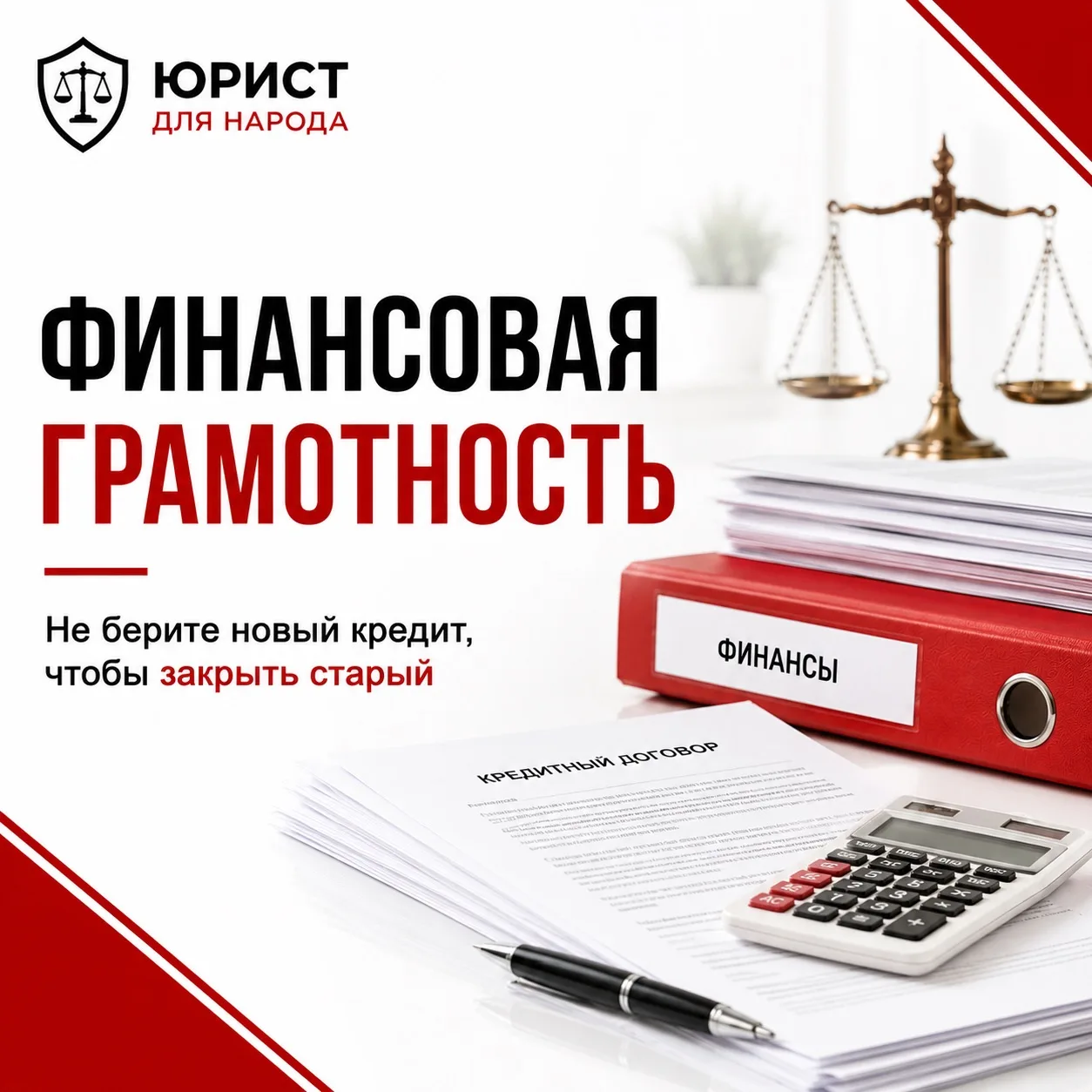 Главная ошибка должников - брать новый кредит, чтобы закрыть старый.