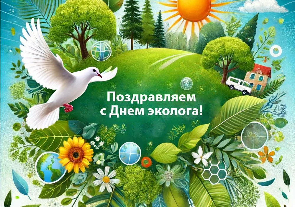 С Днем эколога! Желаем экологичных отношений с окружающими и с собой, гармонии, мира, т...