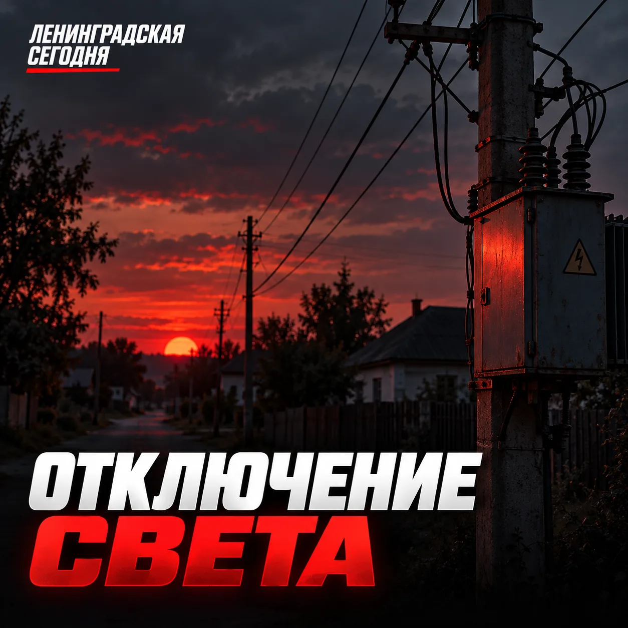 ⚡️ 30 сентября в Ленинградской возможны отключения света