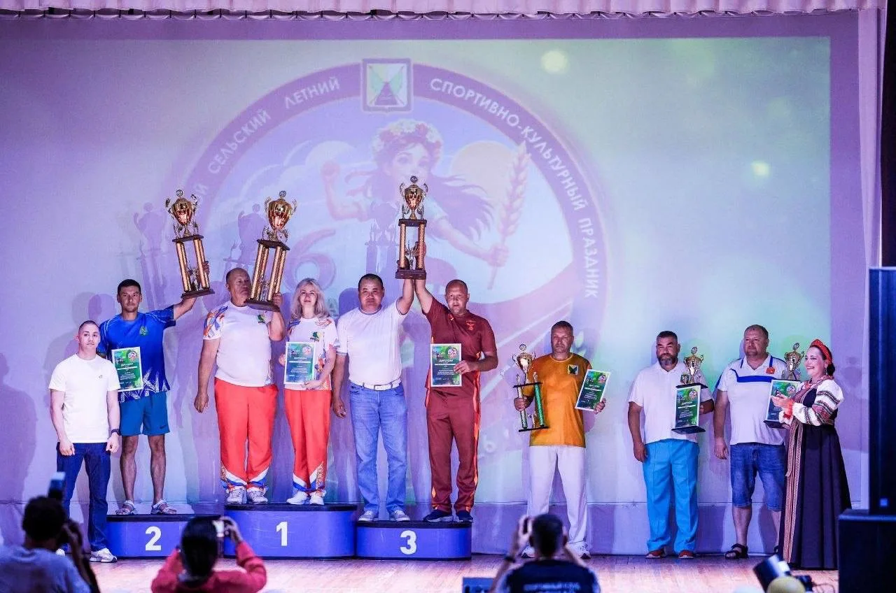 В Полтавке - Молодежной столице Омской области, завершился 56-й спортивно-культурный пр...
