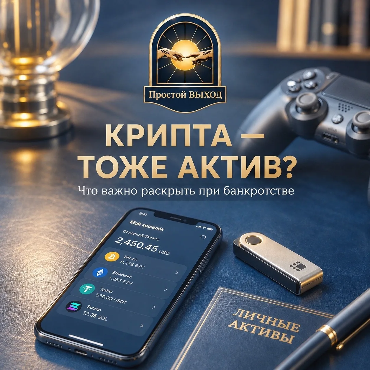 📣КРИПТА - не «невидимые деньги»: что нужно раскрыть при банкротстве