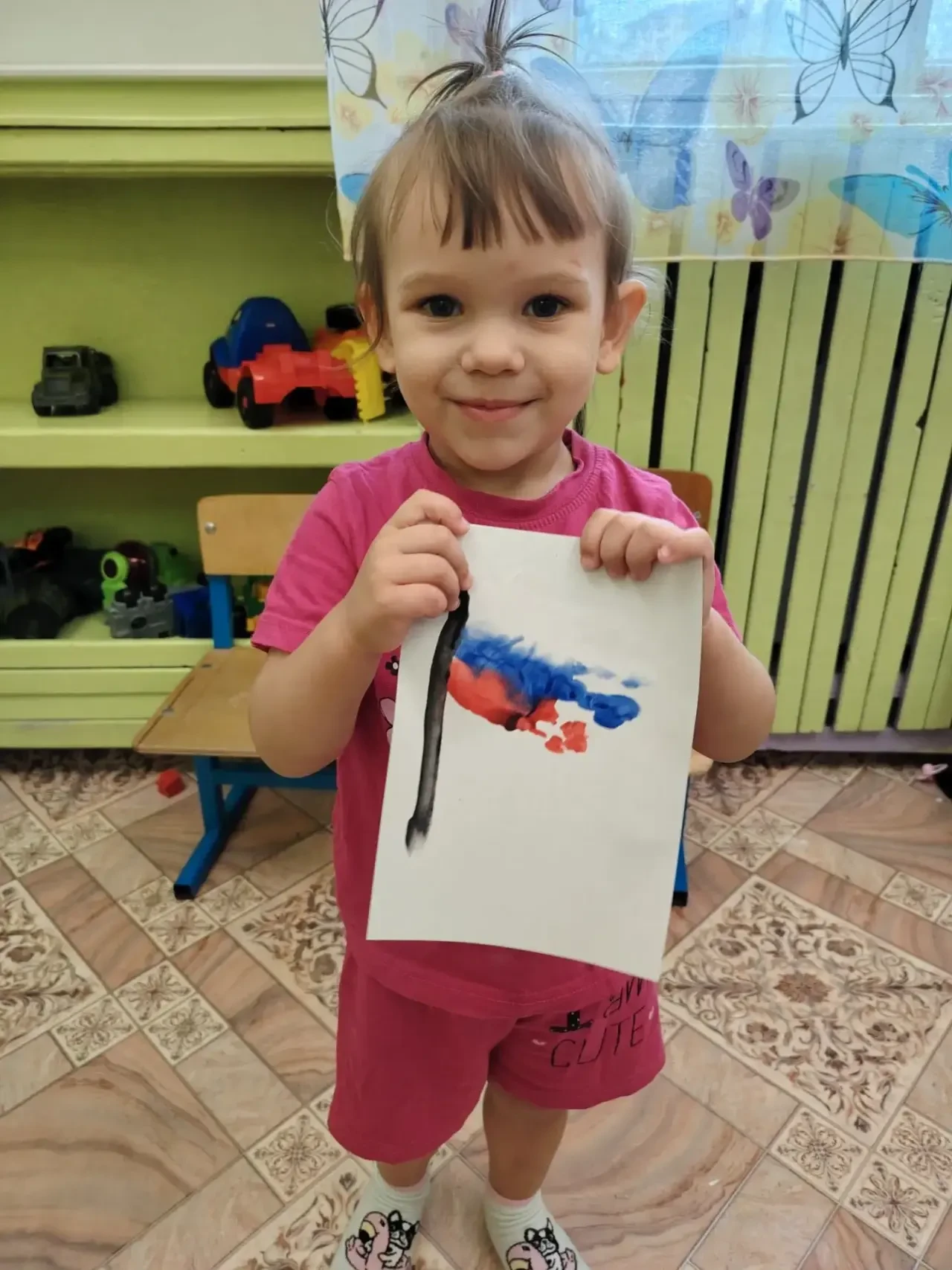 🇷🇺 Мы приняли участие в акции #ФлагРоссии и #ЦветаРодины! 💖Вместе с нашими дошколята...
