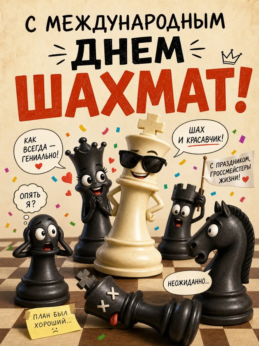 ♟️
Сегодня, в Международный день шахмат, хотим поделиться с вами мыслями о том, почему эта древняя и