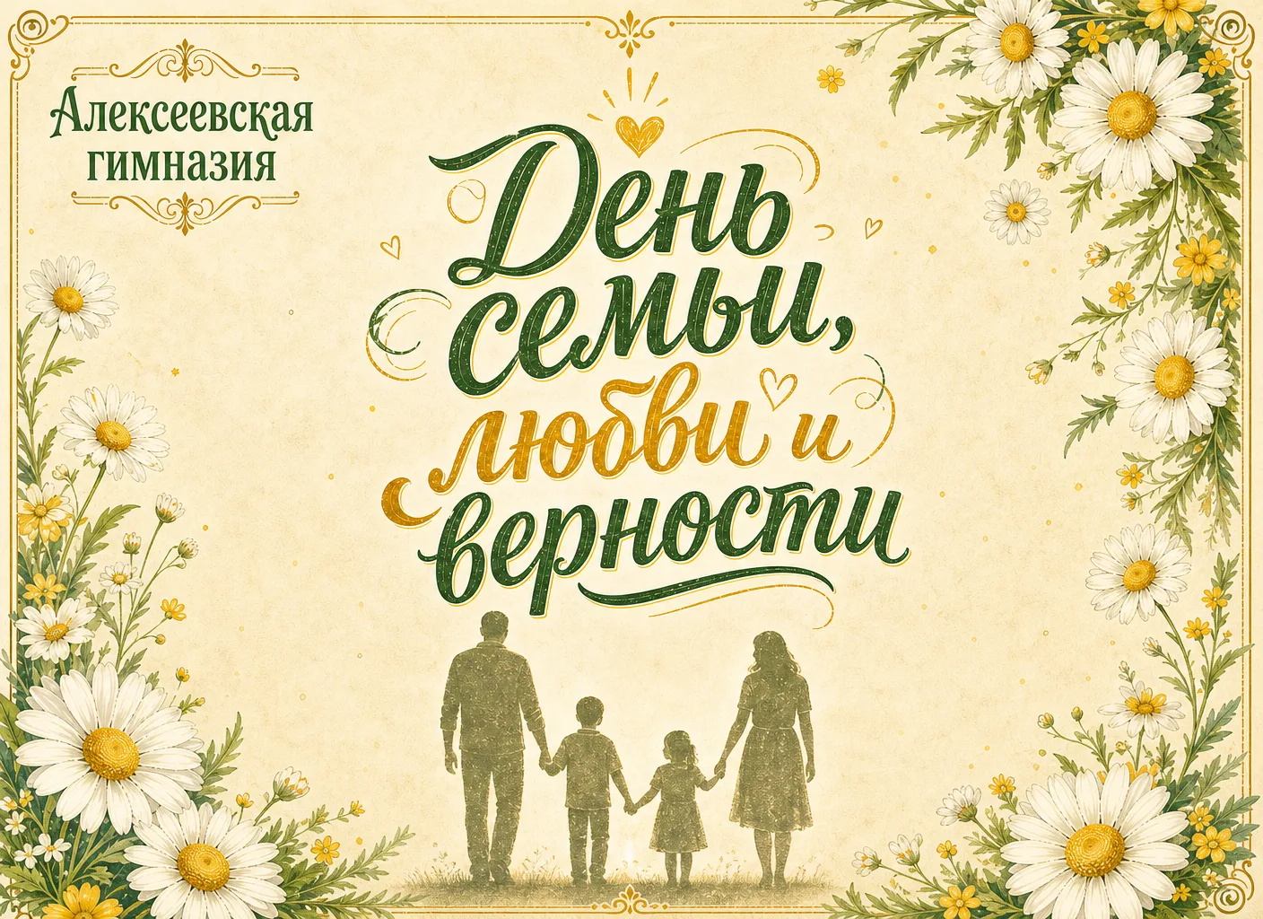 Сердцем вместе этим летним днём! 🌼✨

Поздравляем с Днём семьи, любви и верности! Пусть в ваших дома