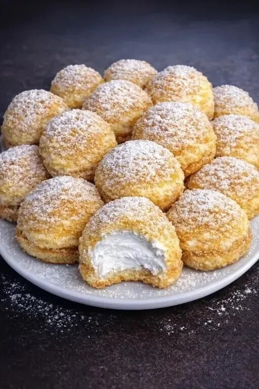 🔥 НОВИНКА К ЧАЮ  Торт больше не нужен 🍰 Эти пирожные исчезают первыми 😘  Нежные. Лёгкие. С яркой лим