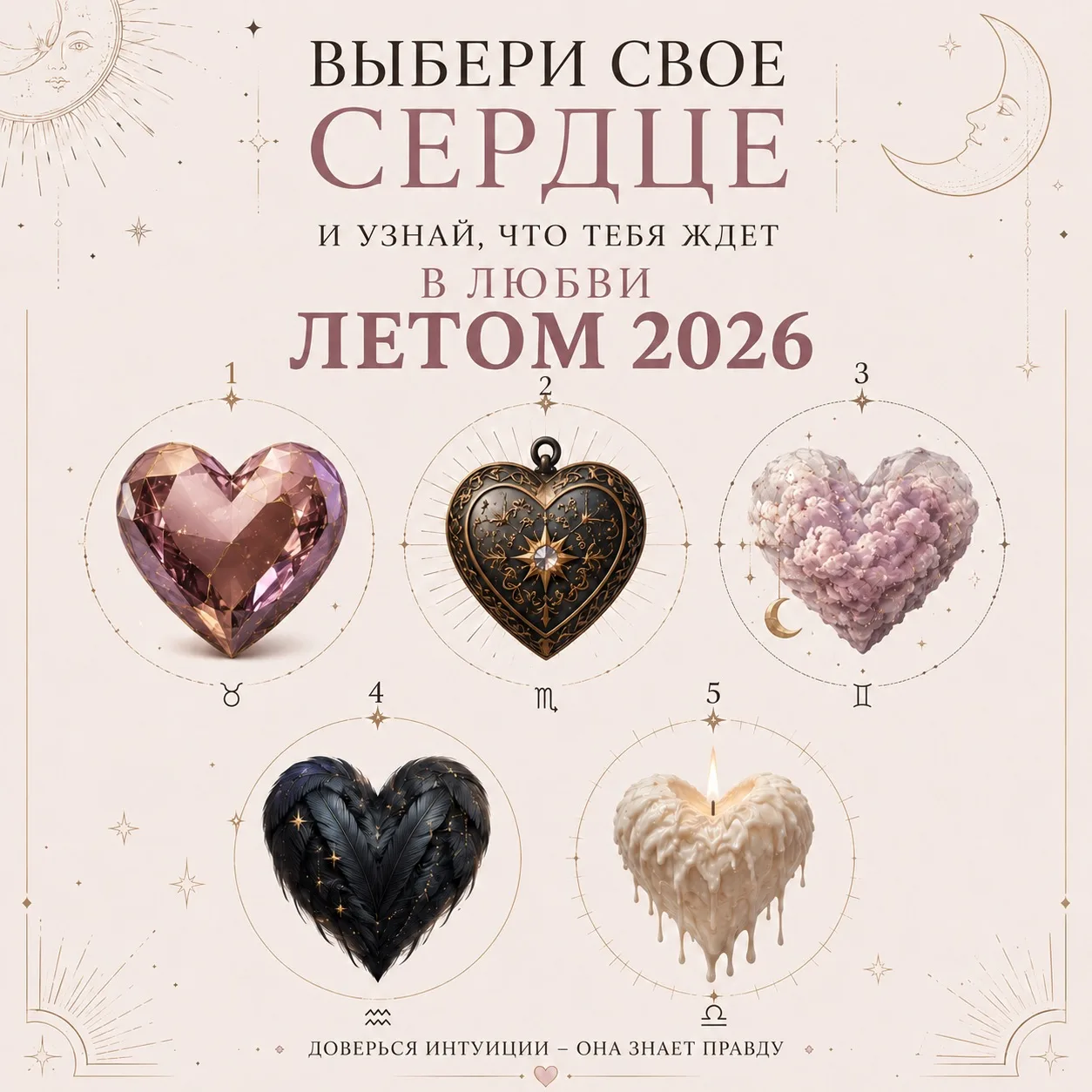 Лето 2026 станет особенным в любовной сфере для многих …

Но что именно ждет тебя?

Выбери одно серд