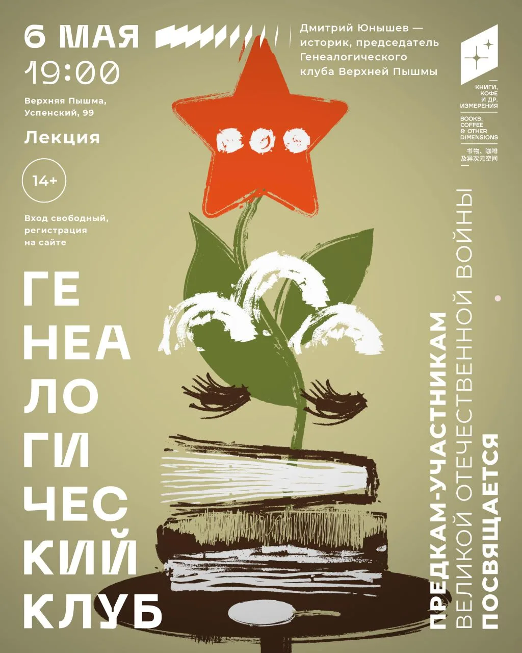 Уже в эту среду в лектории «Других измерений» состоится очередное заседание Генеалогиче...