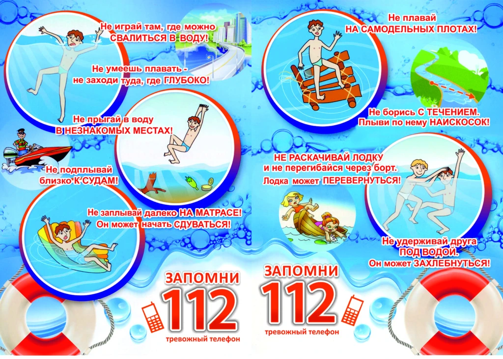 О мерах профилактики несчастных случаев с детьми на водоёмах в летний период.