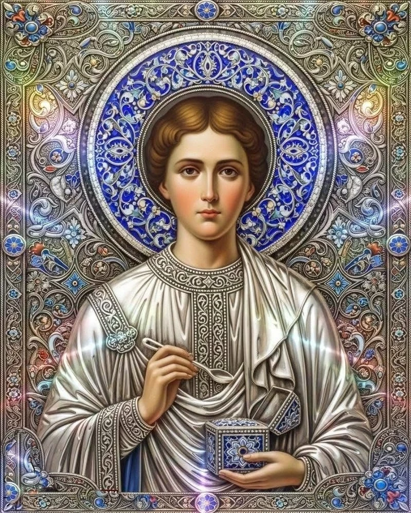 Святой врач Пантелеимон, моли Христа о нас грешных! Даруй здоровье нам и нашим близким!