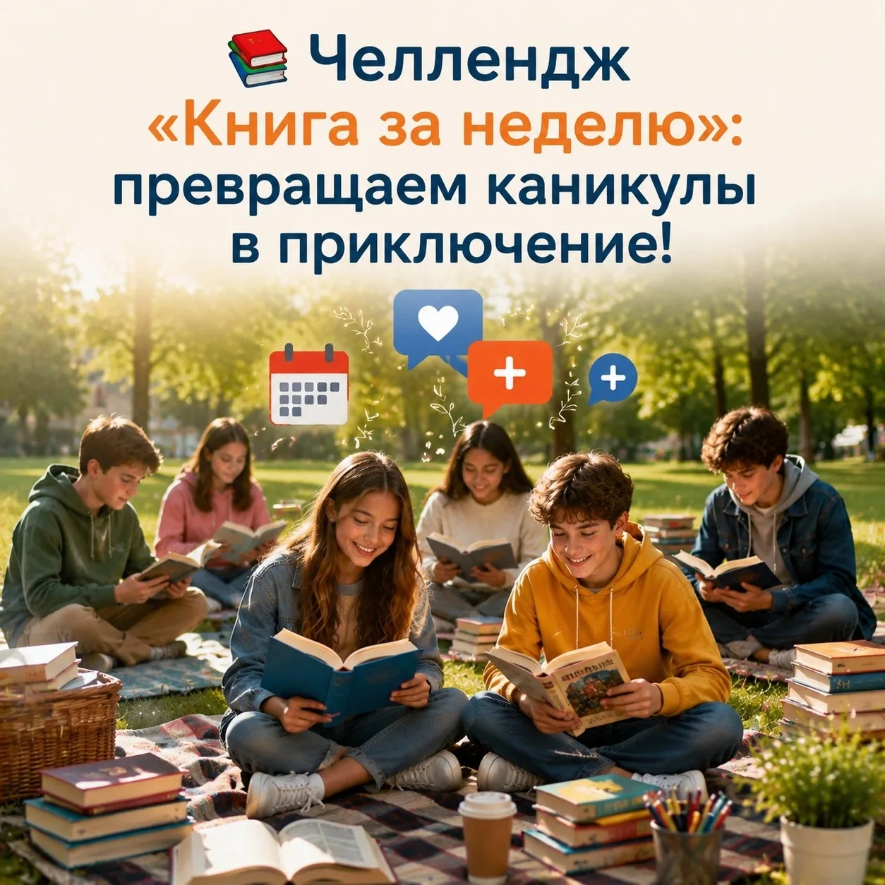 📚 Продолжаем наш челлендж - «Книга за неделю»: превращаем каникулы в приключение!
