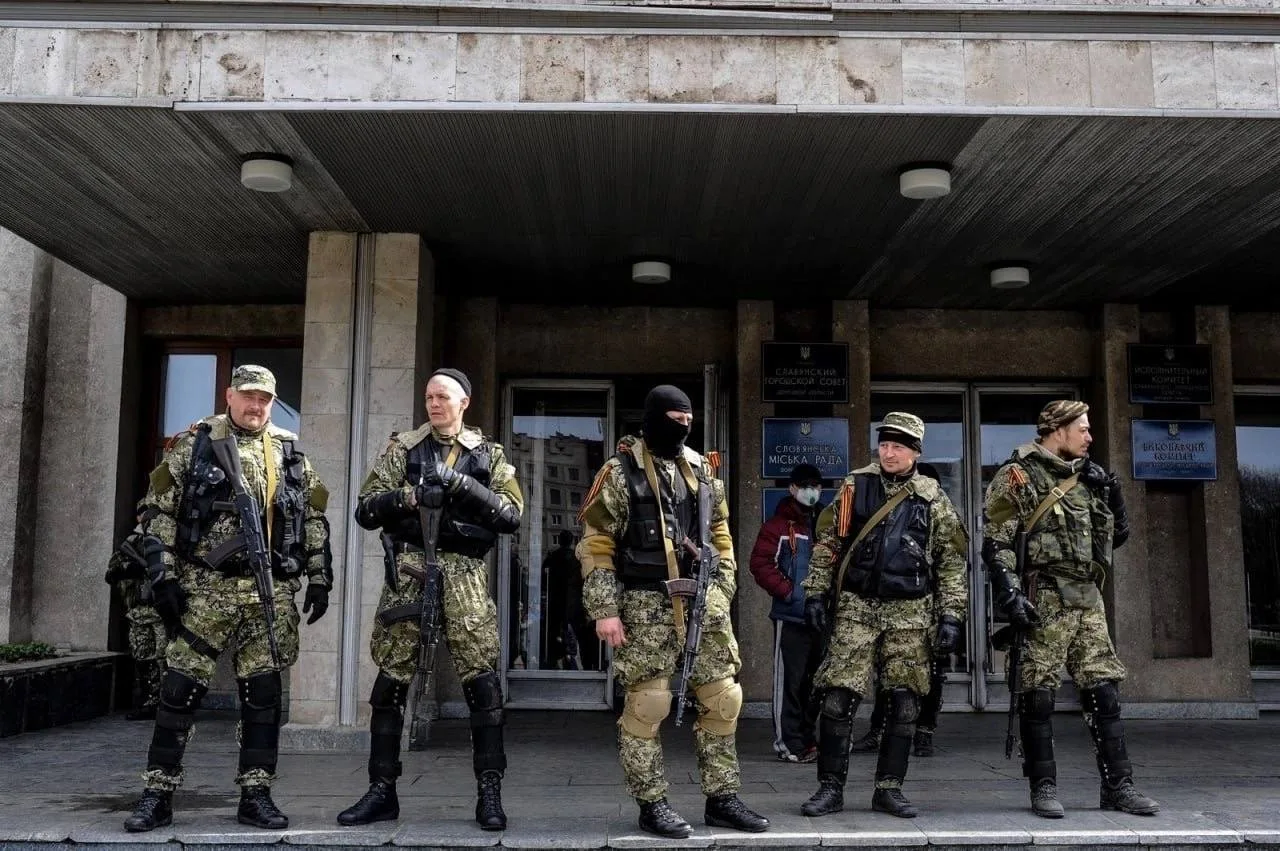‼️Ровно 12 лет назад отряды народного ополчения Донбасса под командованием Игоря Стрелкова заняли от