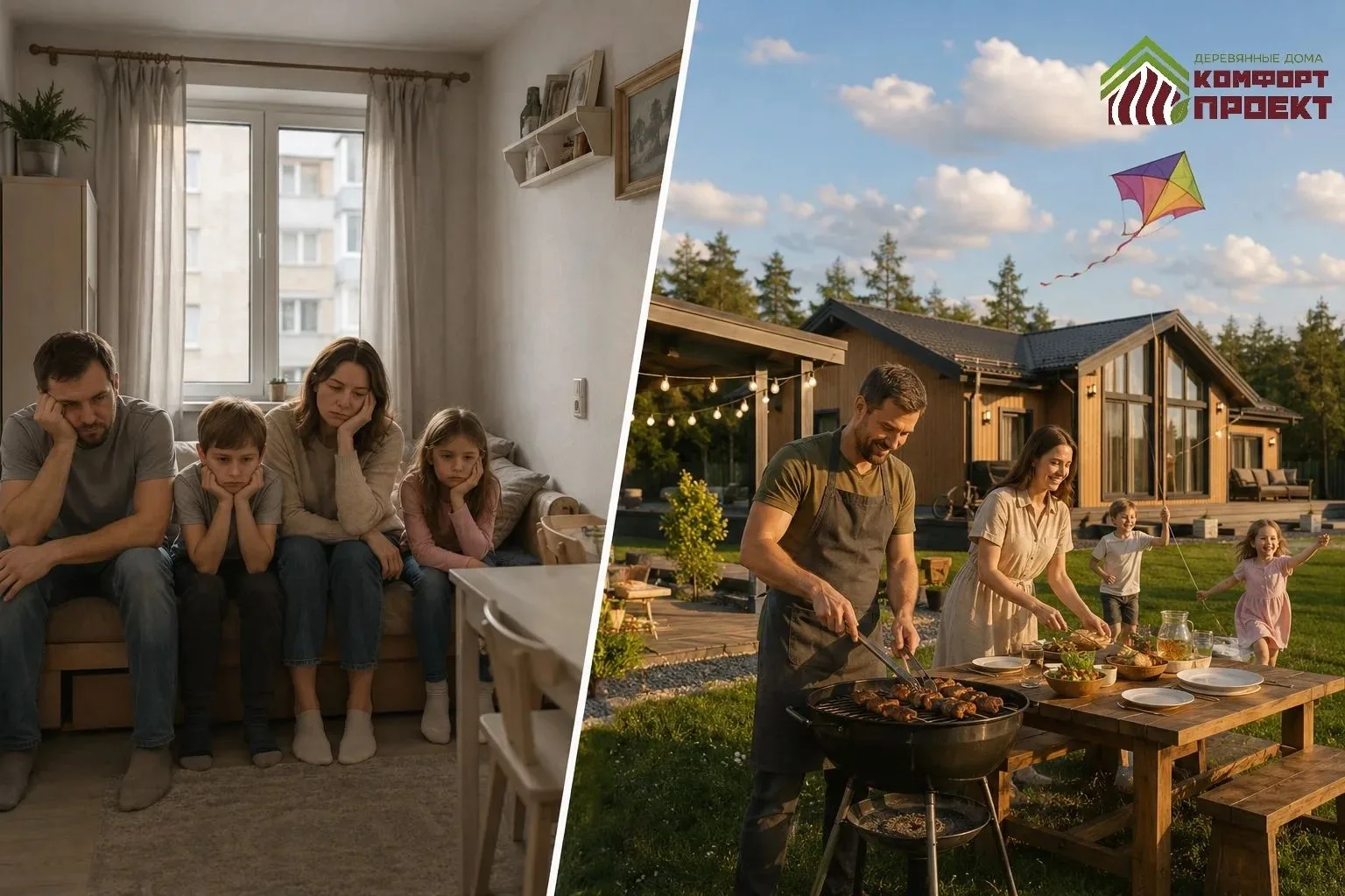 Квартира или свой каркасный дом? Что выбираете вы?