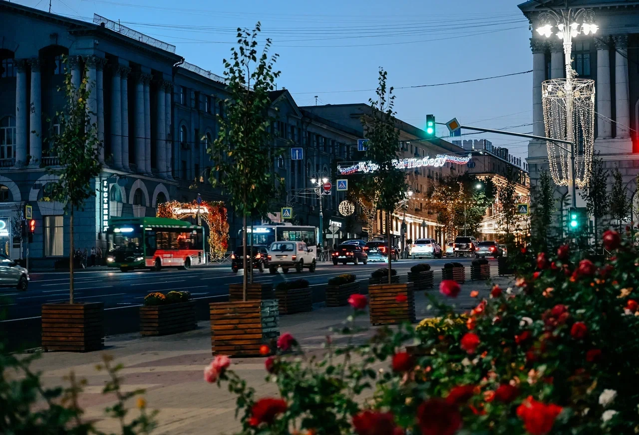 🌙 Доброй ночи, Курск! Вечерний город в объективе нашего Руслана Журкина