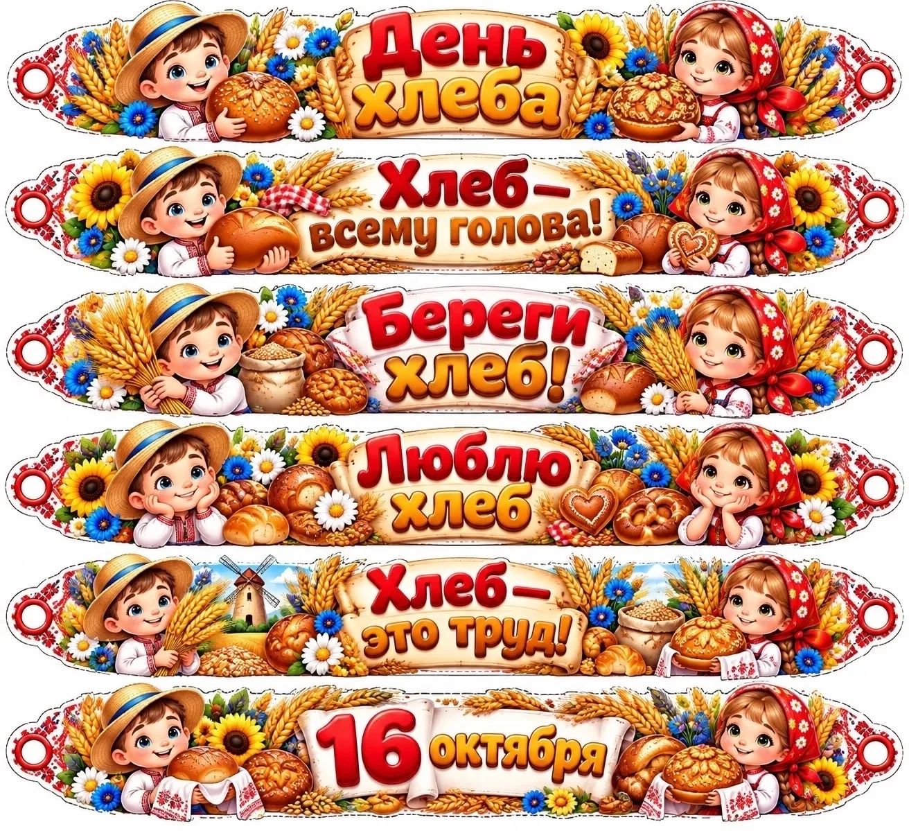 Шаблоны ко дню ХЛЕБА
