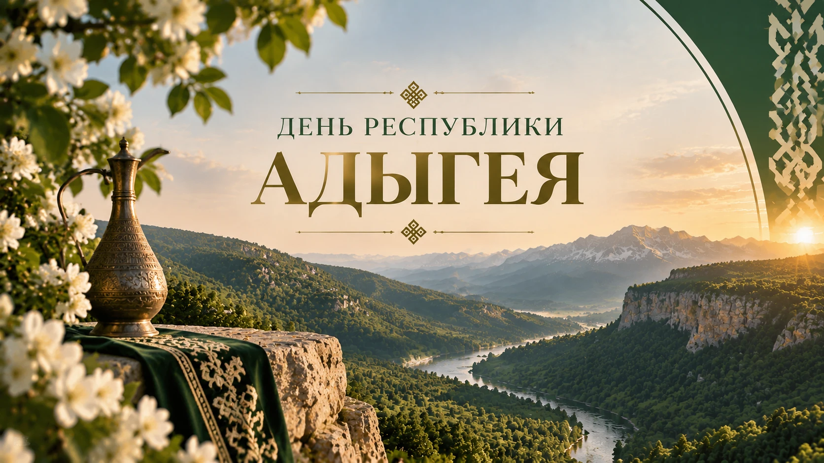 🌿 С Днём Республики Адыгея!