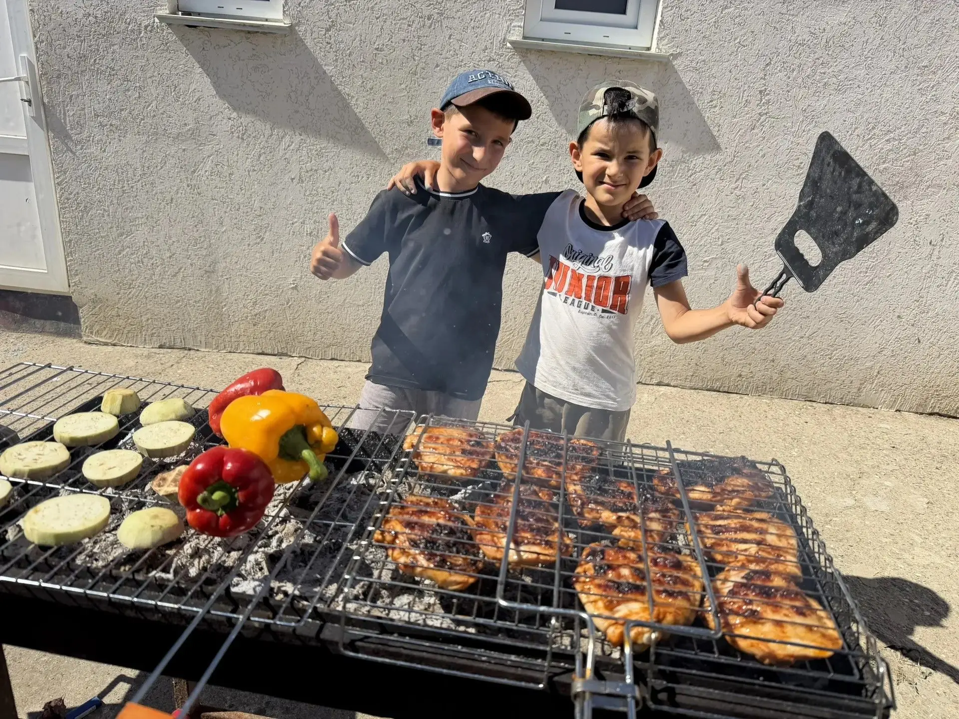 Лето Медиевых — Эмина и Демира! 🎉 Ребята жарят шашлыки! 🔥Шашлыки с детьми 6–10 лет — отличная идея