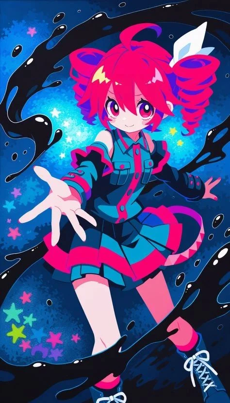 🪭 • прикольный арт с персонажем Kasane Teto