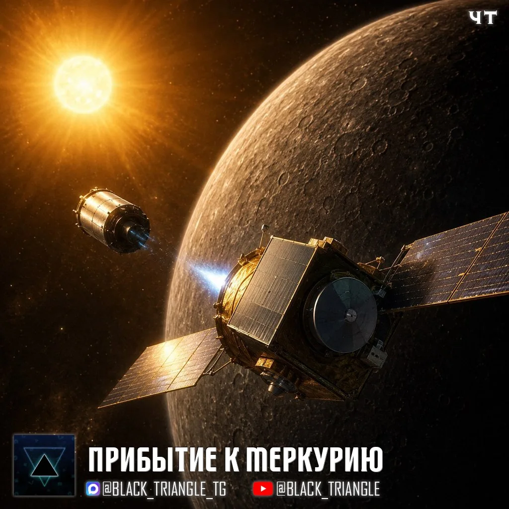 ☝🏻Мы подлетаем к Меркурию