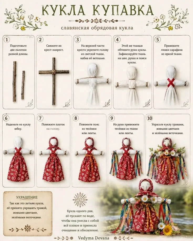 Кукла купавка