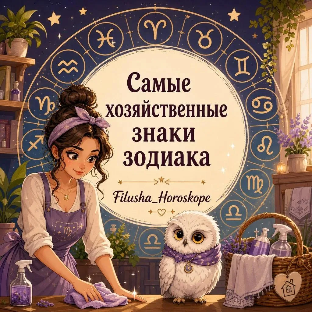 🧹 Самые хозяйственные знаки зодиака