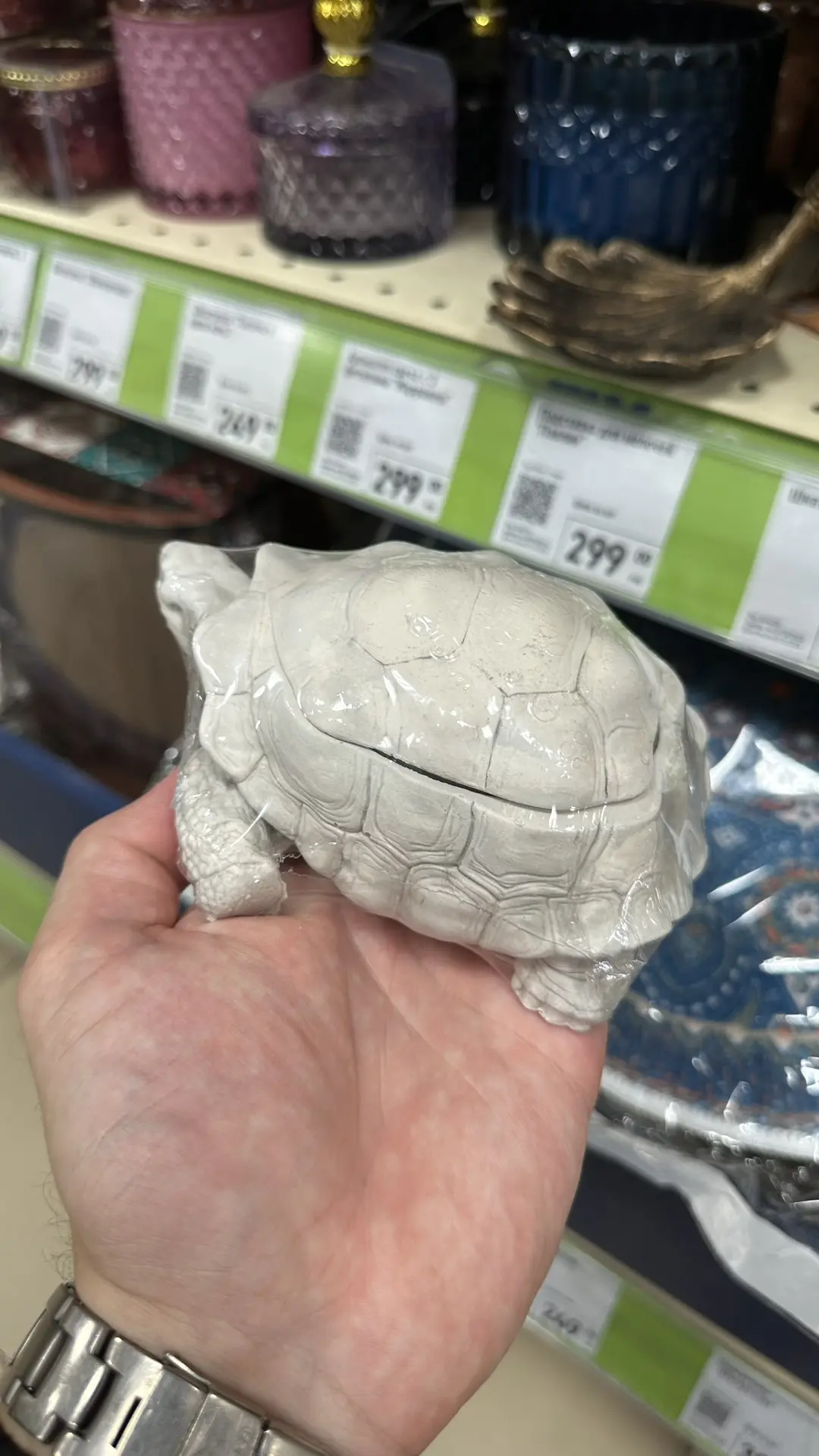 Шкатулка из гипса «Черепаха» 🐢