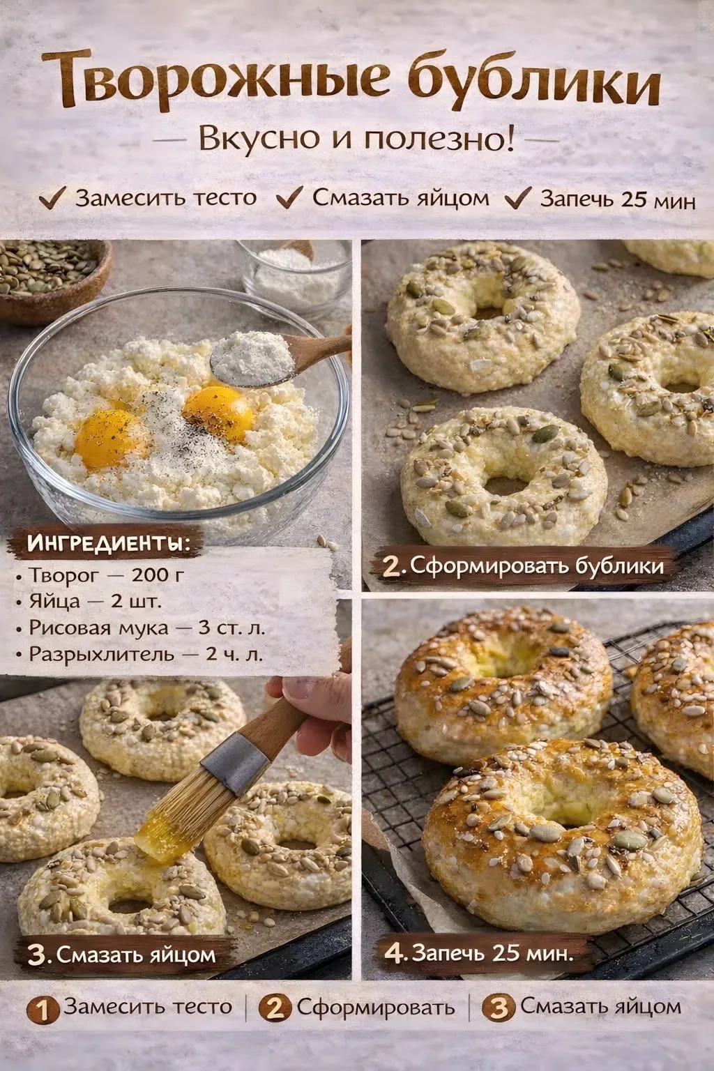 ПЕРВЫЕ — КЛАССИЧЕСКИЕ ТВОРОЖНЫЕ 🧀