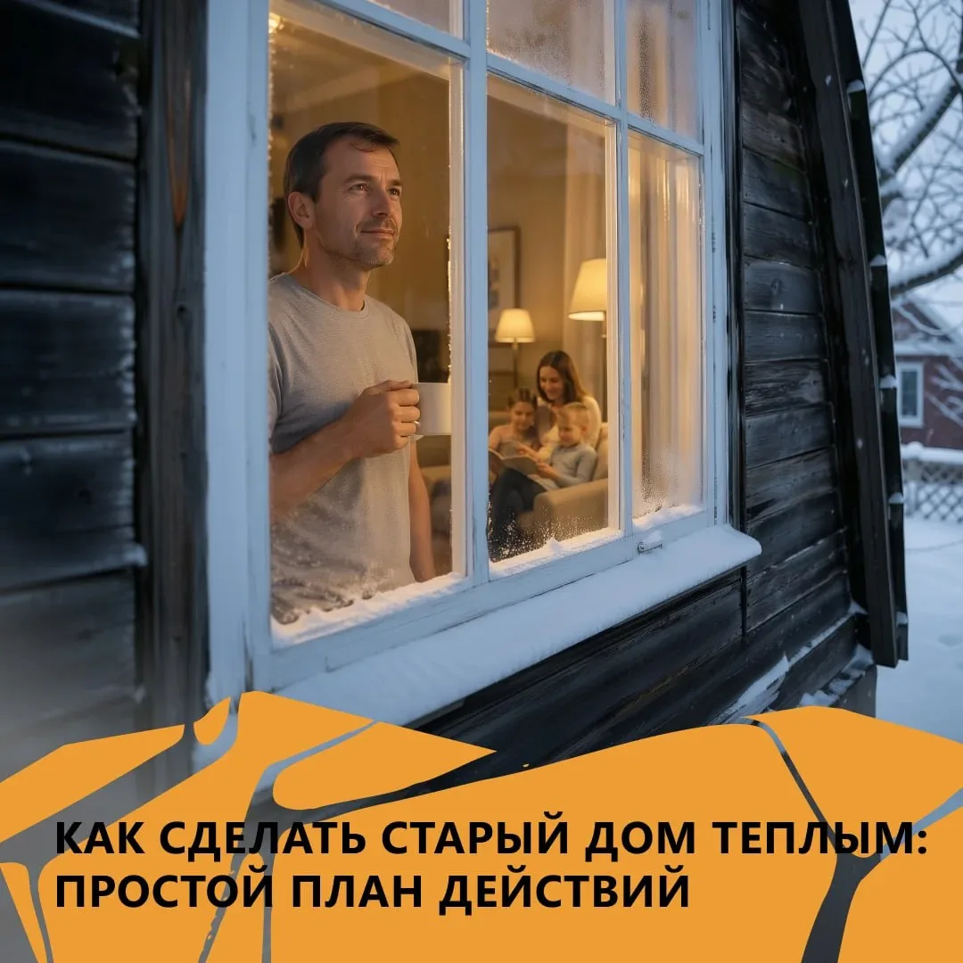 Как вернуть тепло в старый дом?