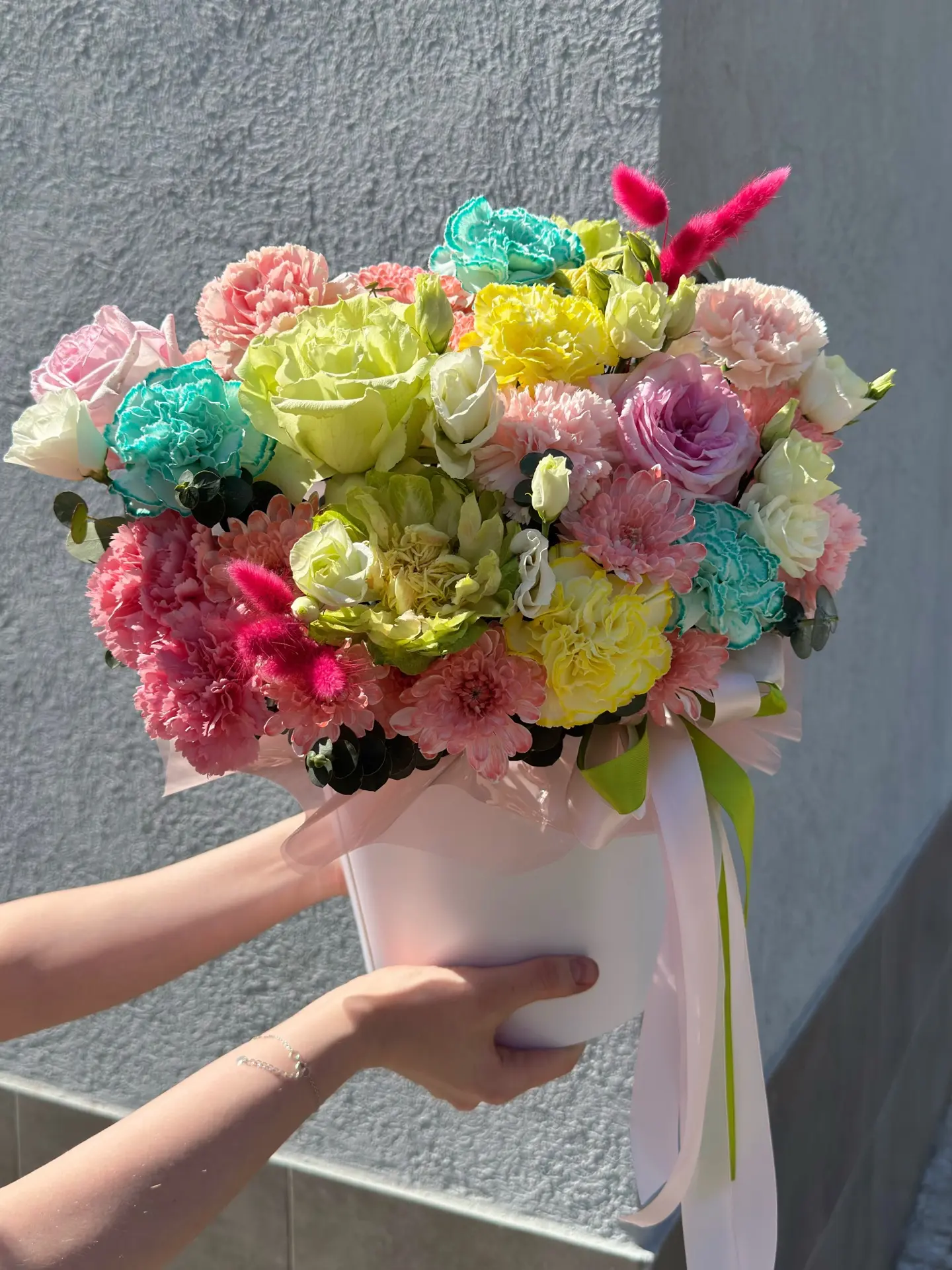 Яркая дофаминовая коробка 🌸