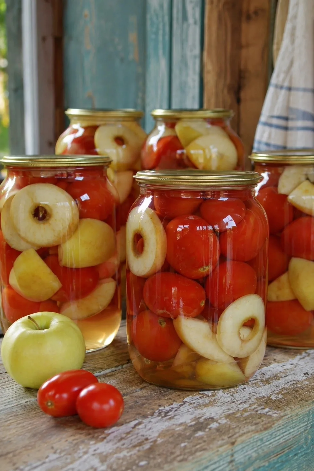 🍅🍎✨ «ПОМИДОРЫ ПО-НЕМЕЦКИ С ЯБЛОКАМИ»: Закуска 2-в-1 — и томат съедается моментально, ...
