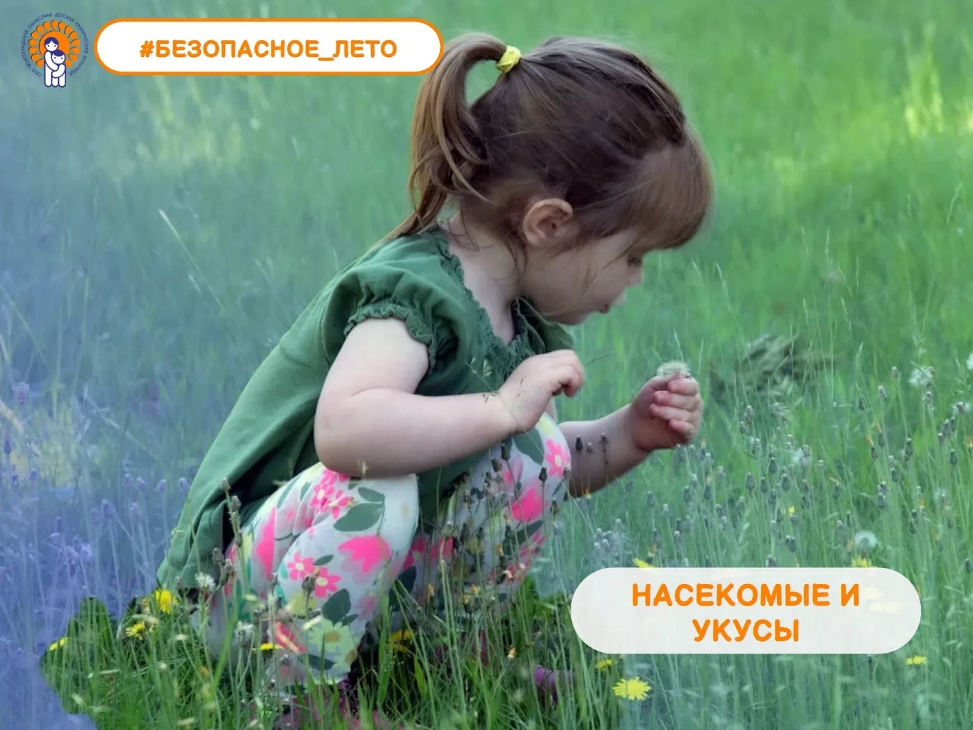 Следующая тема марафона о безопасности детей летом - 🦟 НАСЕКОМЫЕ И УКУСЫ