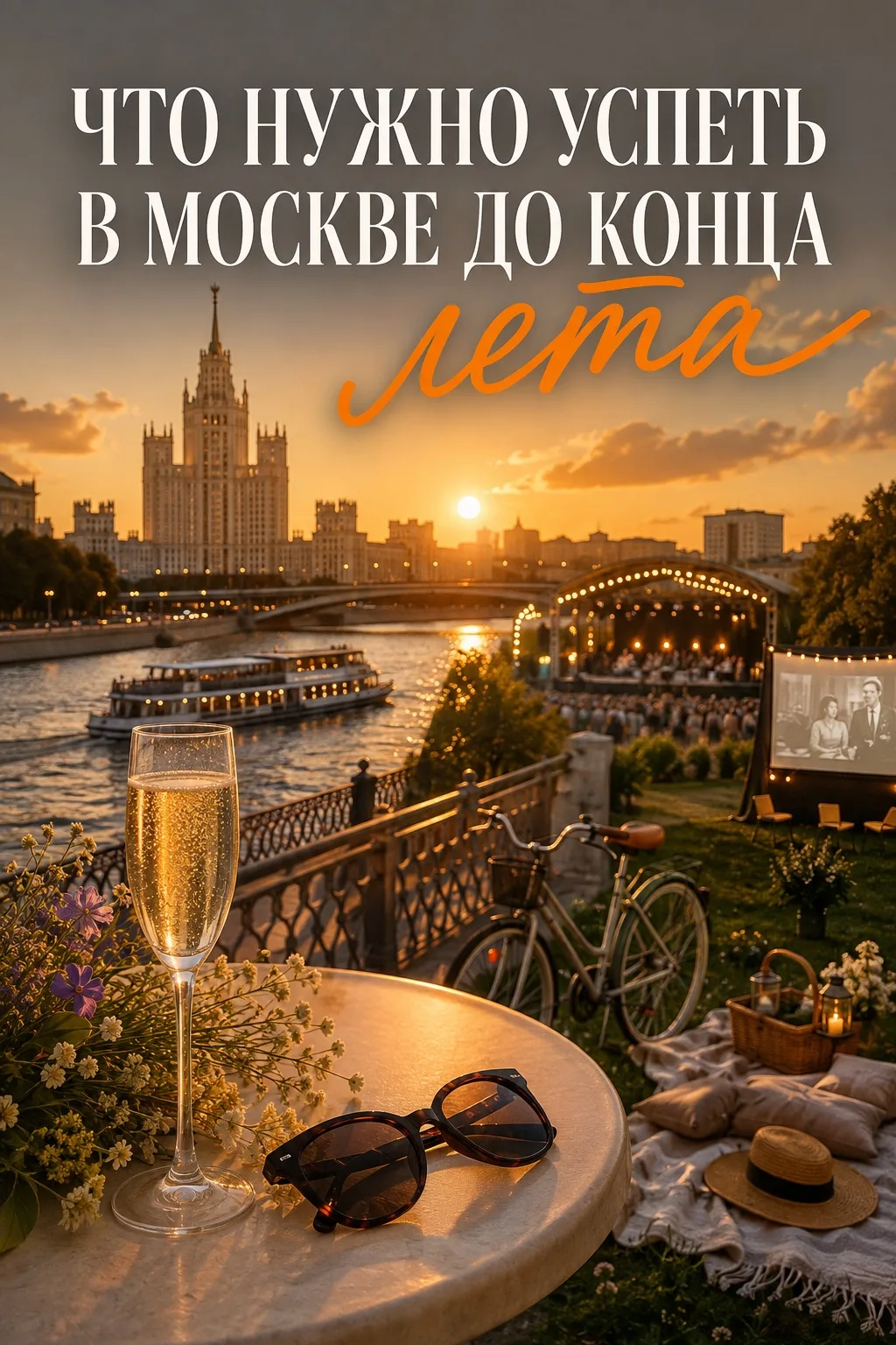 ☀️ Что обязательно нужно сделать в Москве до конца лета

Август пролетает особенно быстро, поэтому л