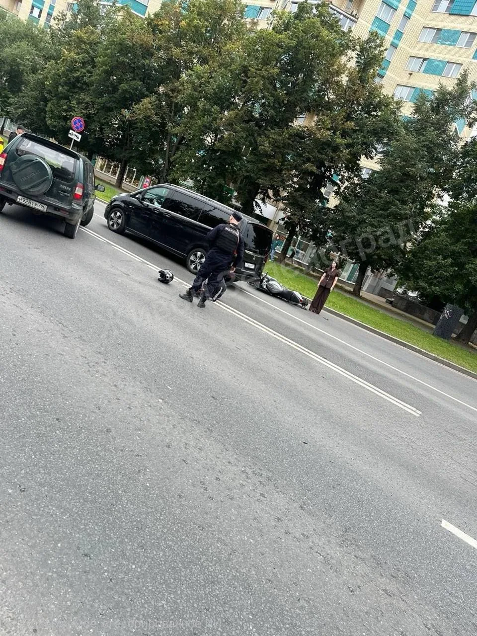 ❗️Сбили мотоциклиста напротив площади Юности (корпус 241)