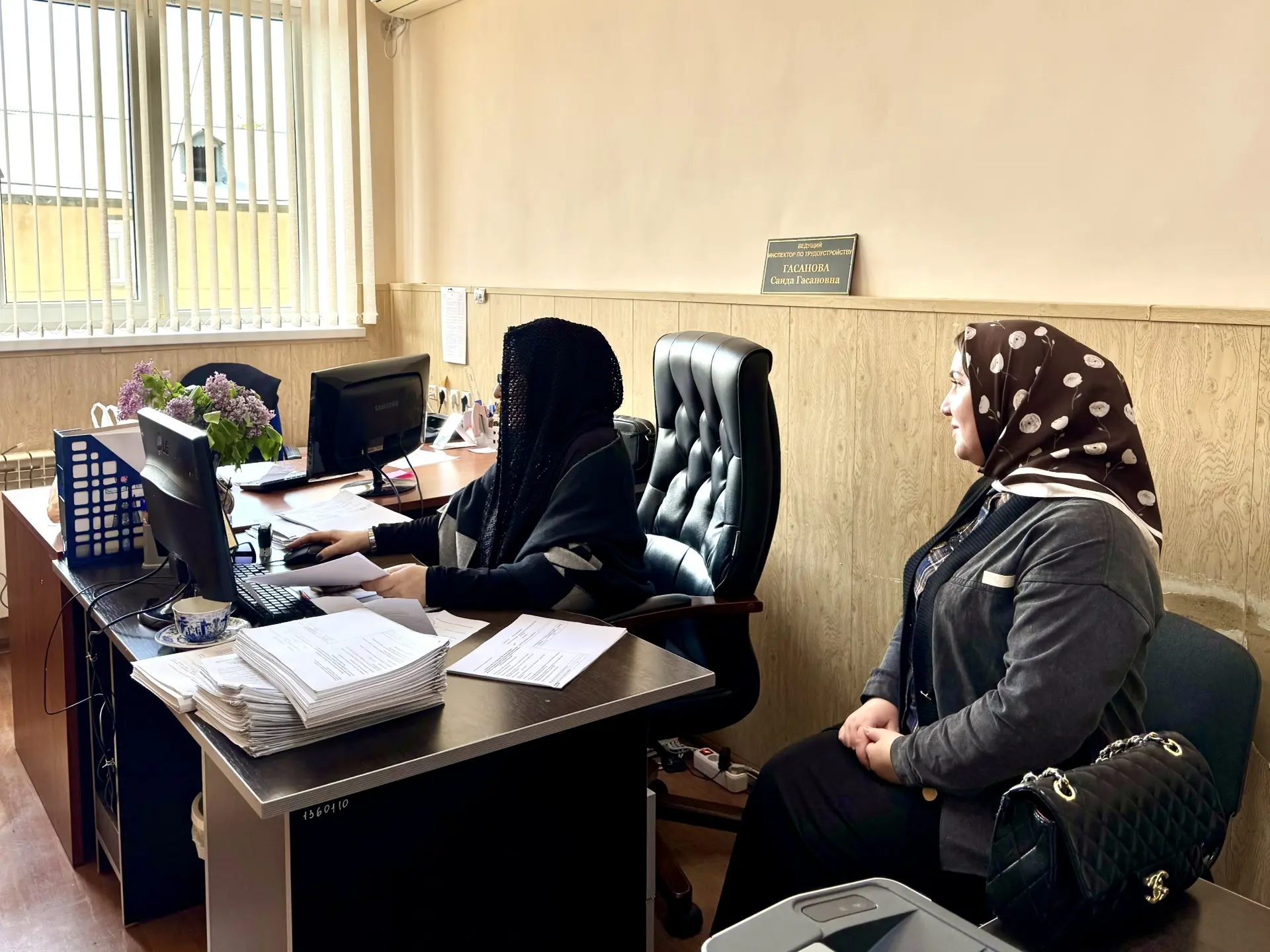 🧬Трудоустройство в рамках социального контракта. 

📋Ведущий инспектор Саида Гасанова провела встре