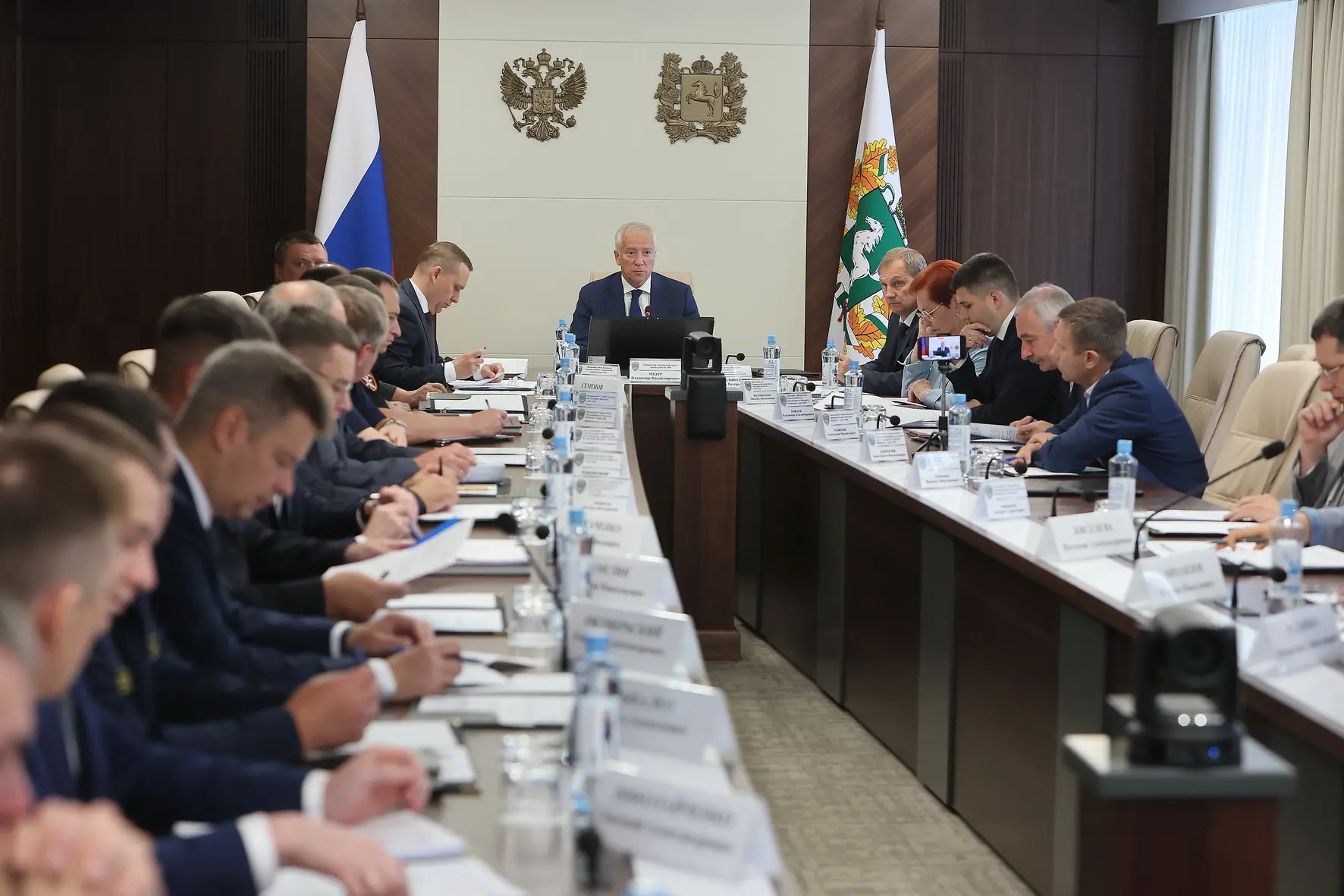 Сегодня провели совместное заседание Антитеррористической комиссии, Оперативного штаба ...