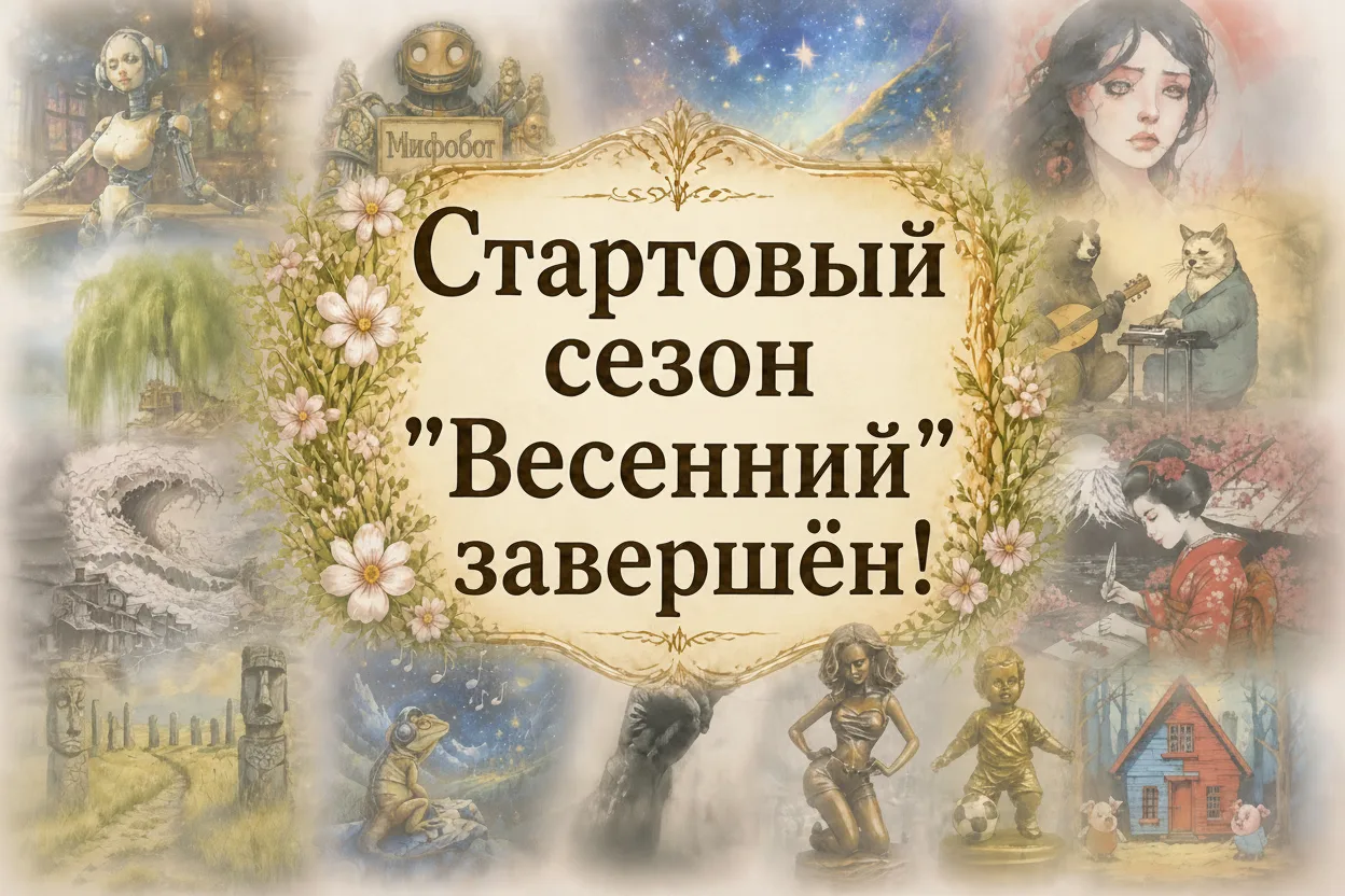 Дорогие 🧙‍🧝‍♀️, завершился стартовый сезон "Весенний" нашей загадочной викторины 🚴‍.