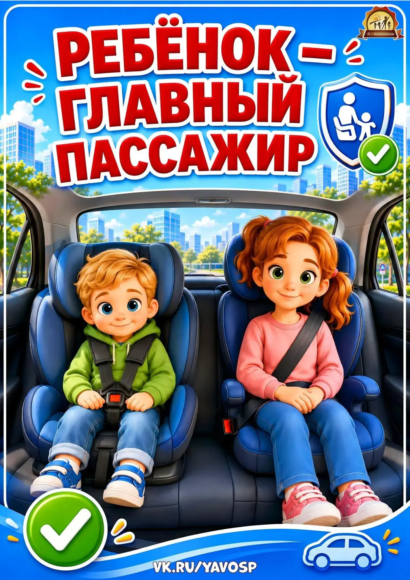 Безопасность ребёнка -ответственность взрослого!