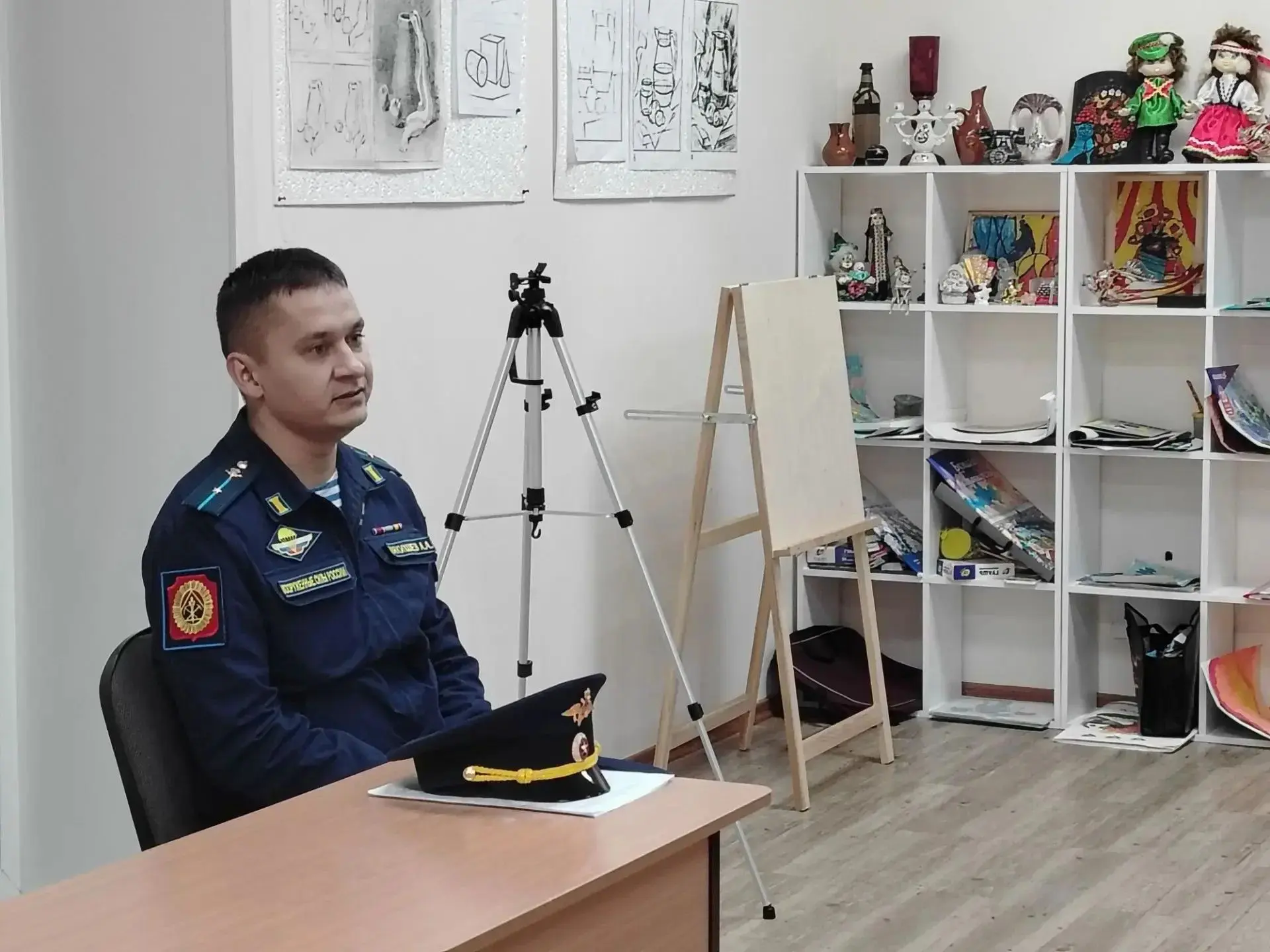 📌Герои живут рядом: в ДШИ д. Талая прошла встреча с участником СВО