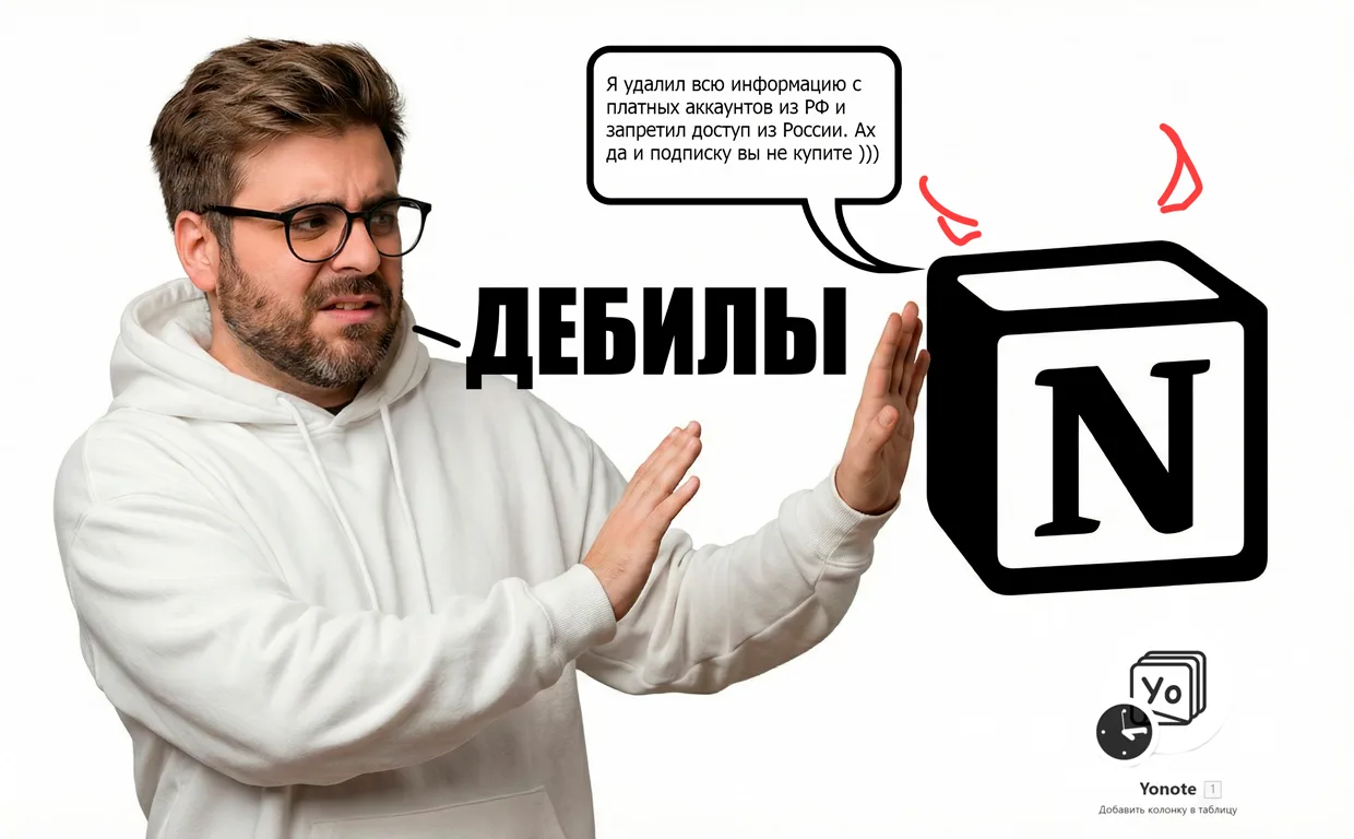 Полноценная и бесплатная замена NOTION в России с открытым API (модули автоматизации)